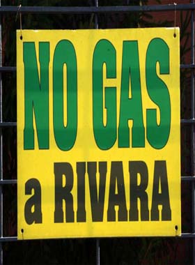 Il deposito gas di Rivara……