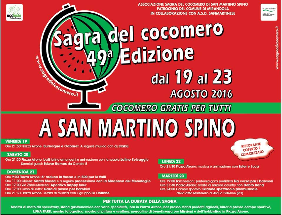 19 agosto sagra