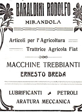 1920 – Pubblicità Aziende Mirandolesi