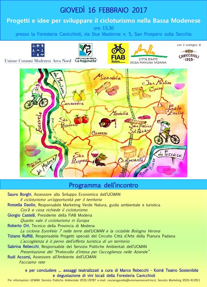 16 Febbraio – Cicloturismo Progetti e Idee