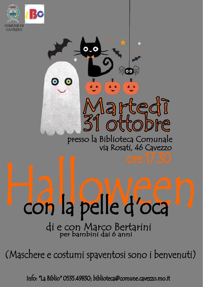 31 ott. Hallowen