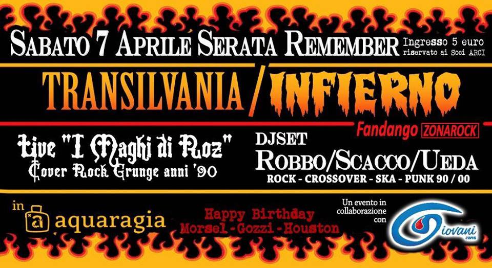 7 Aprile – Transilvania/Infierno