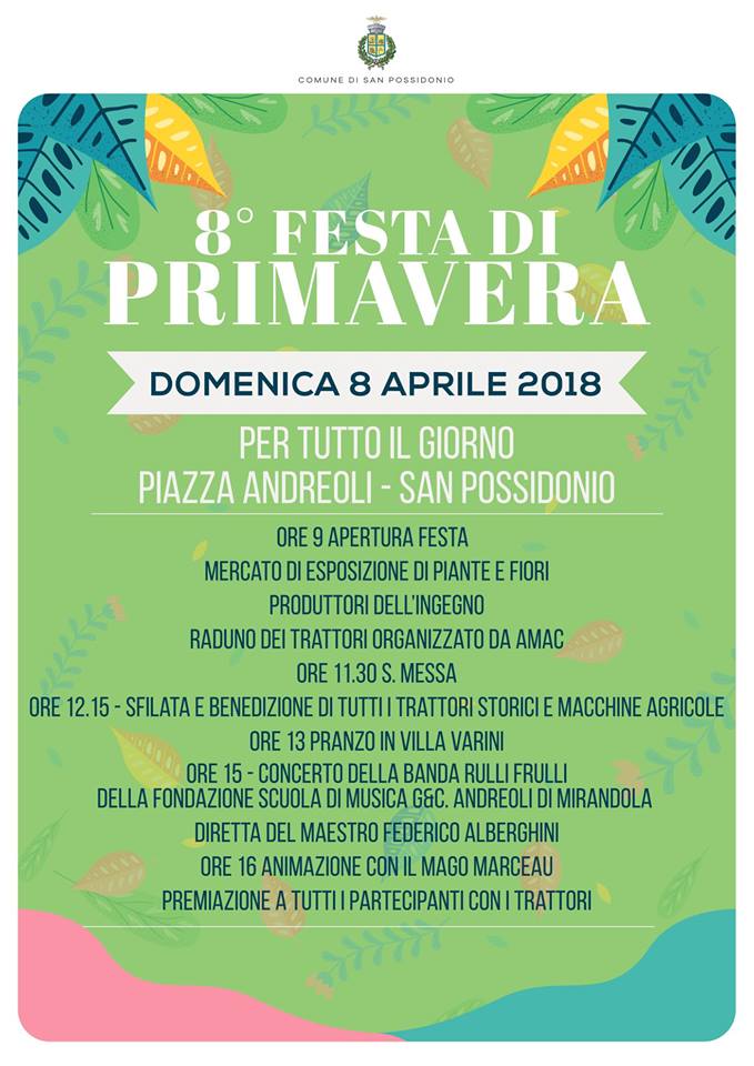 8 Aprile – Festa di Primavera