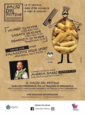 Dal 5 Ottobre – Palio del Pettine