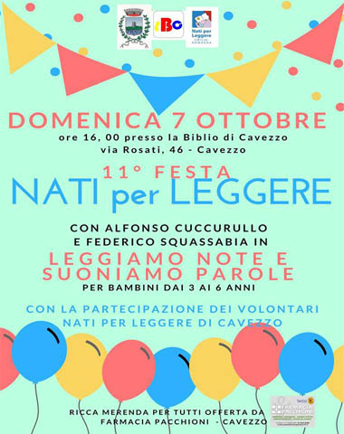 7 Ottobre – Nati per Leggere