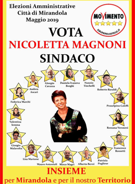 La parola ai candidati mirandolesi – Nicoletta Magnoni