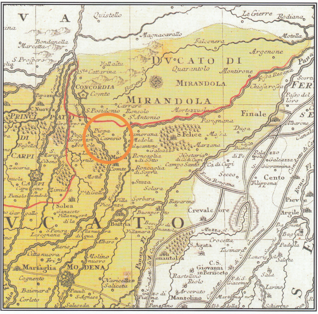 La storia di Cavezzo attraverso le date.