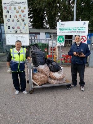 Raccolta tappi di sughero – coinvolti Auser Cavezzo e AIMAG