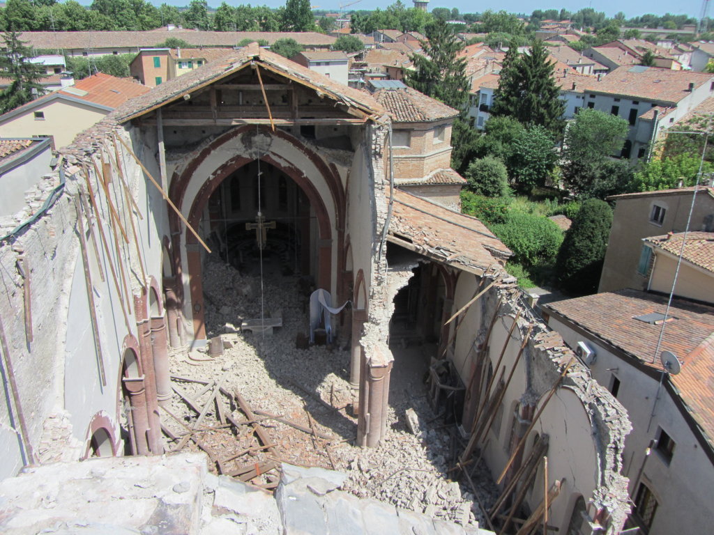 Mirandola – Chiesa di San Francesco – Pubblicazione del concorso di progettazione per il restauro