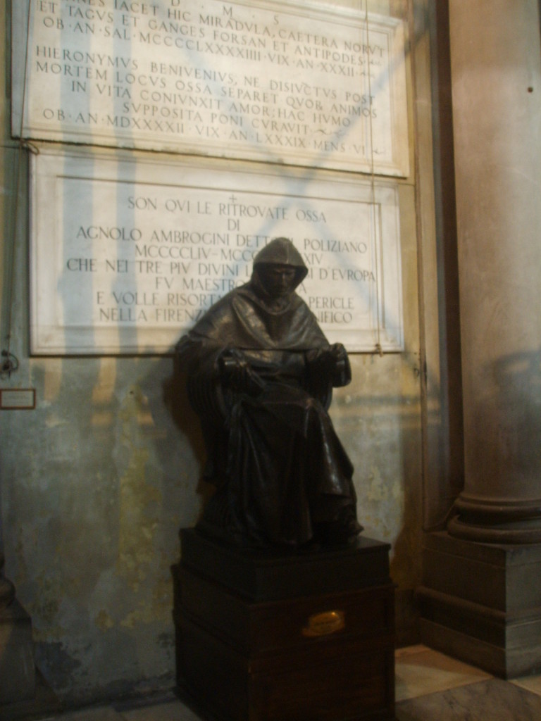 Il Mirandola ebbe una vera sepoltura soltanto nel 1542, quasi cinquant’anni dopo la morte, quando fu...