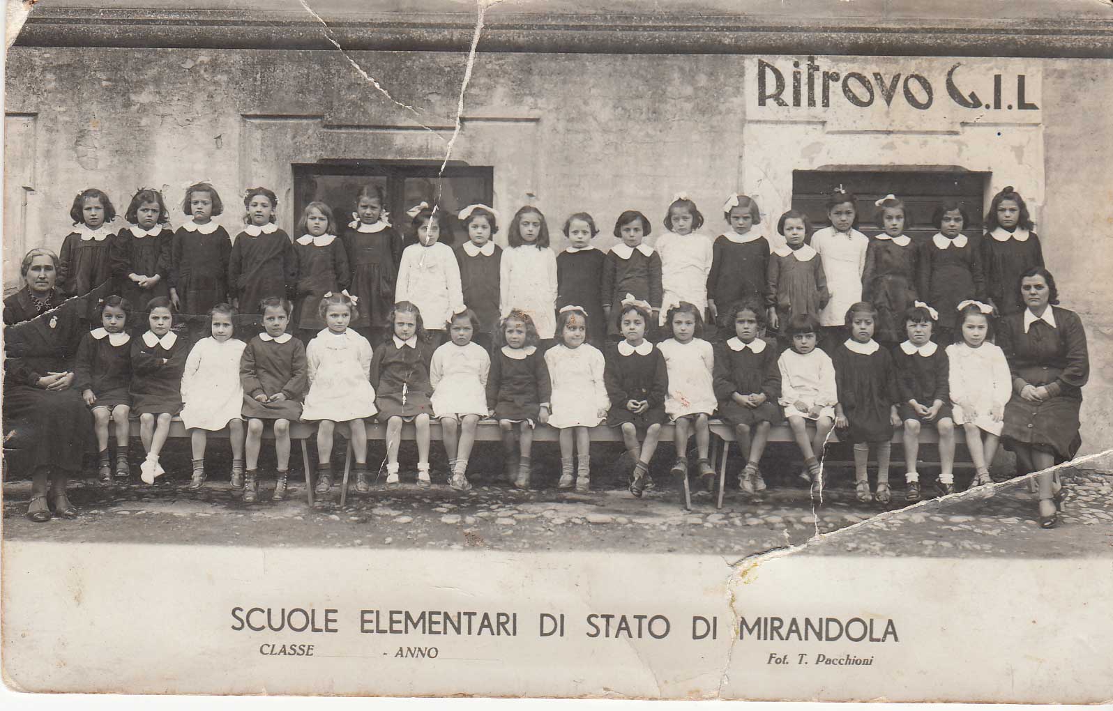 1935 Scuole Elementari – Ricordi della signora Dina Golinelli