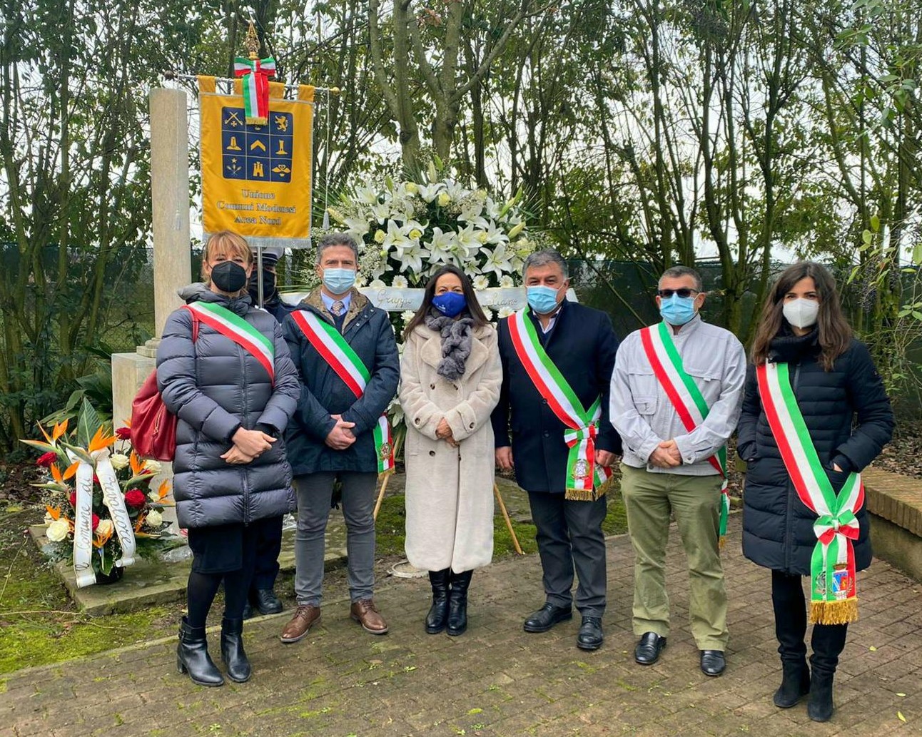 Anche Mirandola presente alla commemorazione delle vittime della Bolognina.