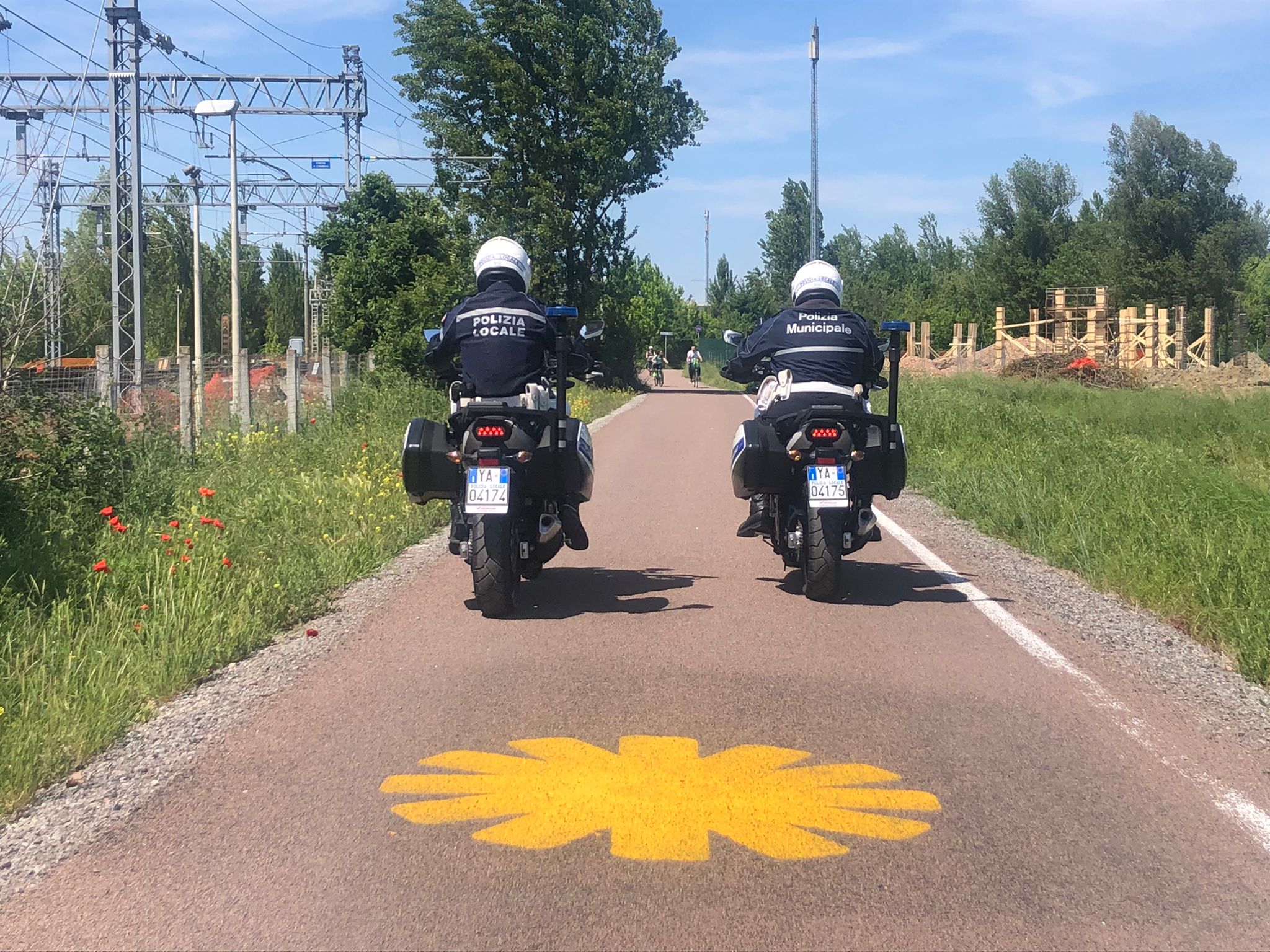 San Felice – Controlli sulla “Ciclovia del Sole”