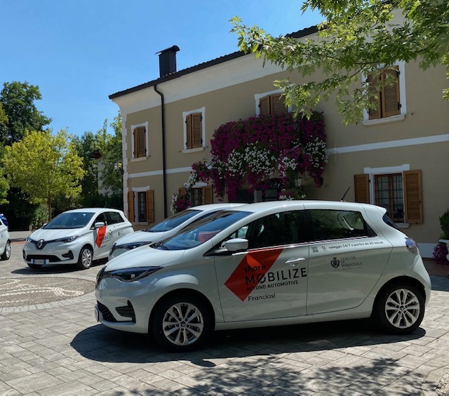 A Mirandola il “car sharing” dei F.lli Franciosi patrocinato dal Comune.