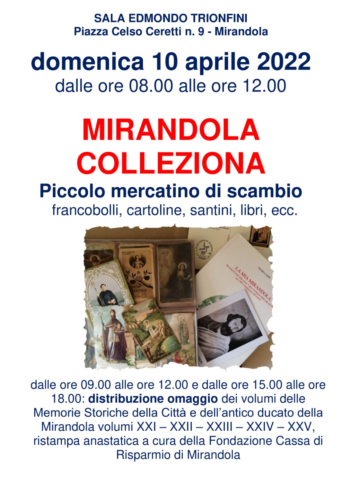 10 Aprile a Mirandola – “Mirandola colleziona”