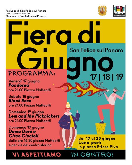 Dal 17 Giugno a San Felice – Fiera di Giugno