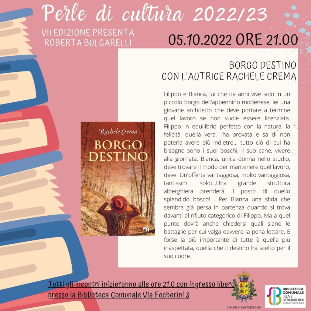 Mercoledì 5 Ottobre a San Possidonio - Presentazione del libro....