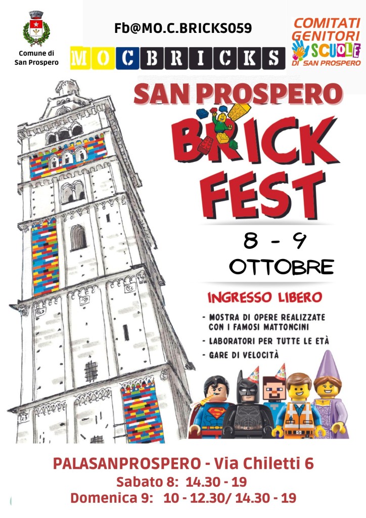 8/9 Ottobre -  San Prospero Brick Fest