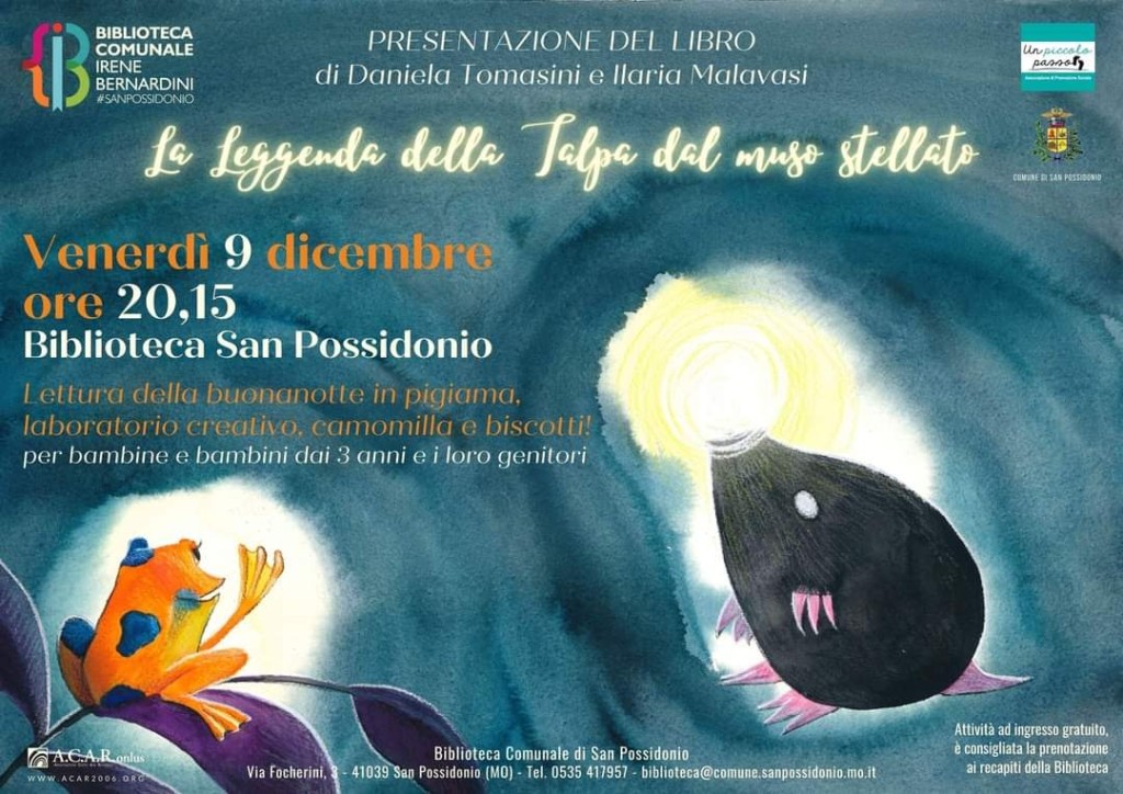 Venerdì 9 Dicembre a San Possidonio - Presentazione del libro...