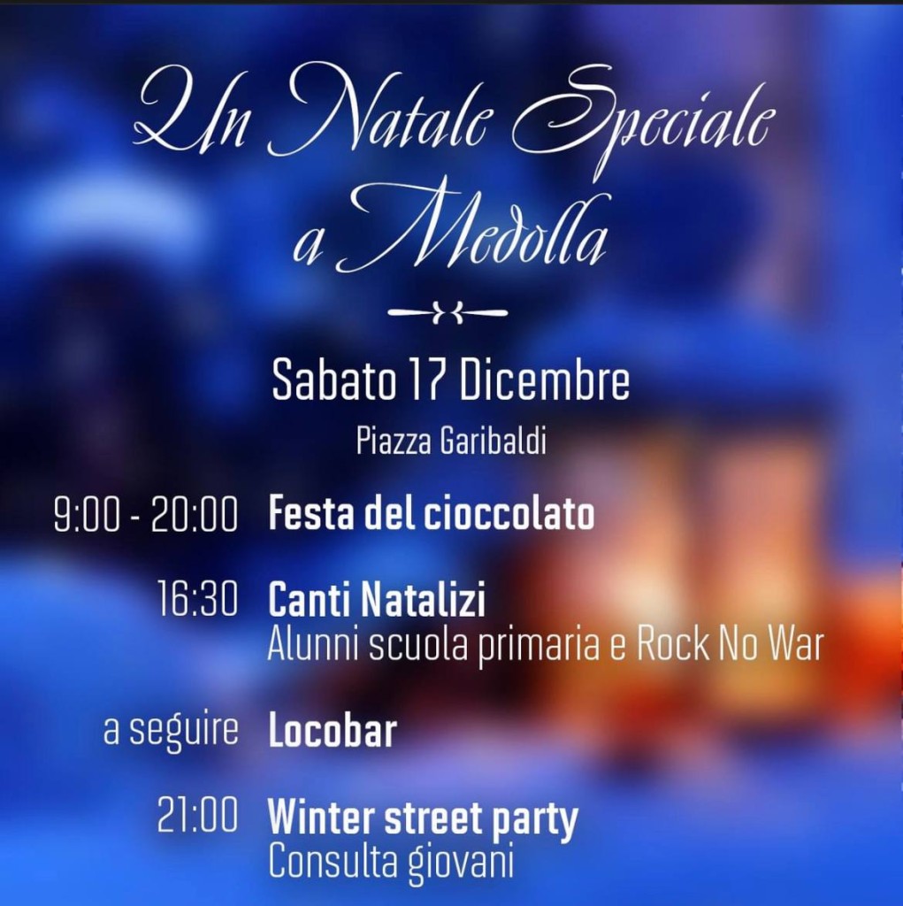 17/18 Dicembre a Medolla - Un Natale speciale a Medolla