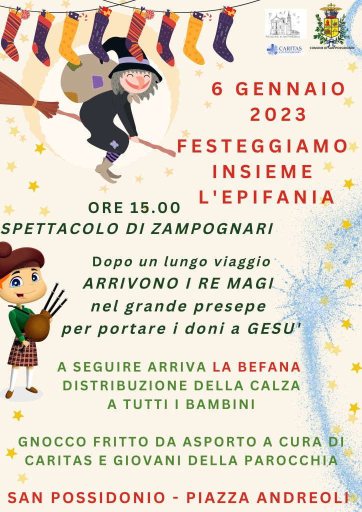 6 Gennaio a San Possidonio - Festeggiamo insieme l'Epifania