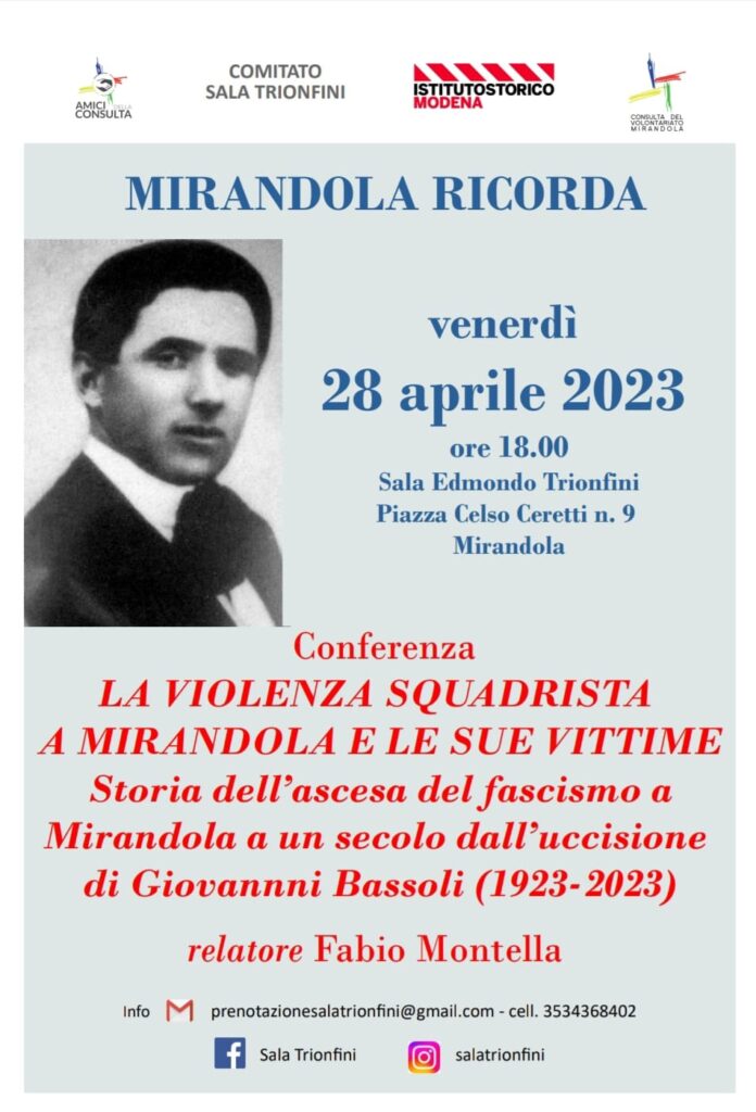 Venerdì 28 Aprile - Mirandola ricorda