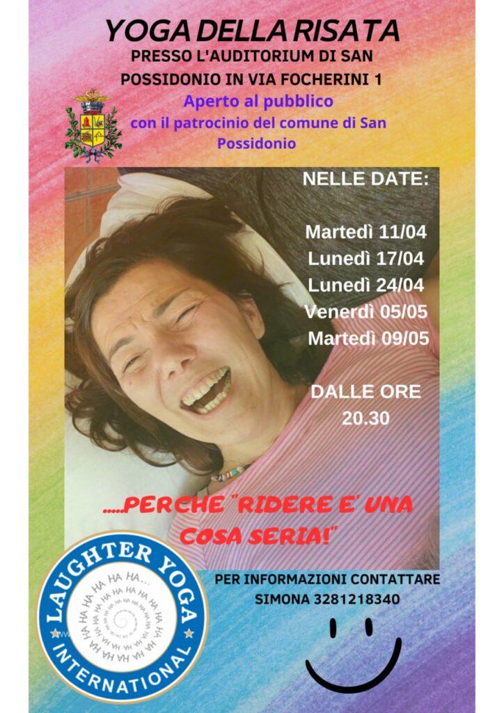 Lunedì 17 Aprile a San Possidonio - Yoga della risata