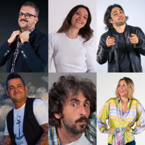 Vincenzo Albano, Chiara Anicito, Max Angioni, Willer Collura, Alberto Farina e Ginevra Fenyes