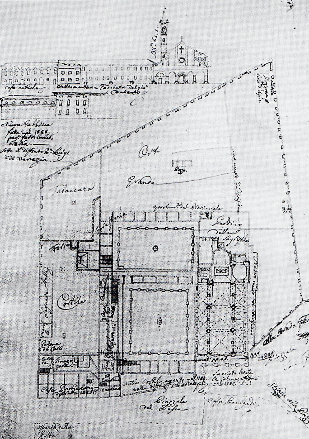 Il convento antico di San Francesco al tempo del suo massimo splendore