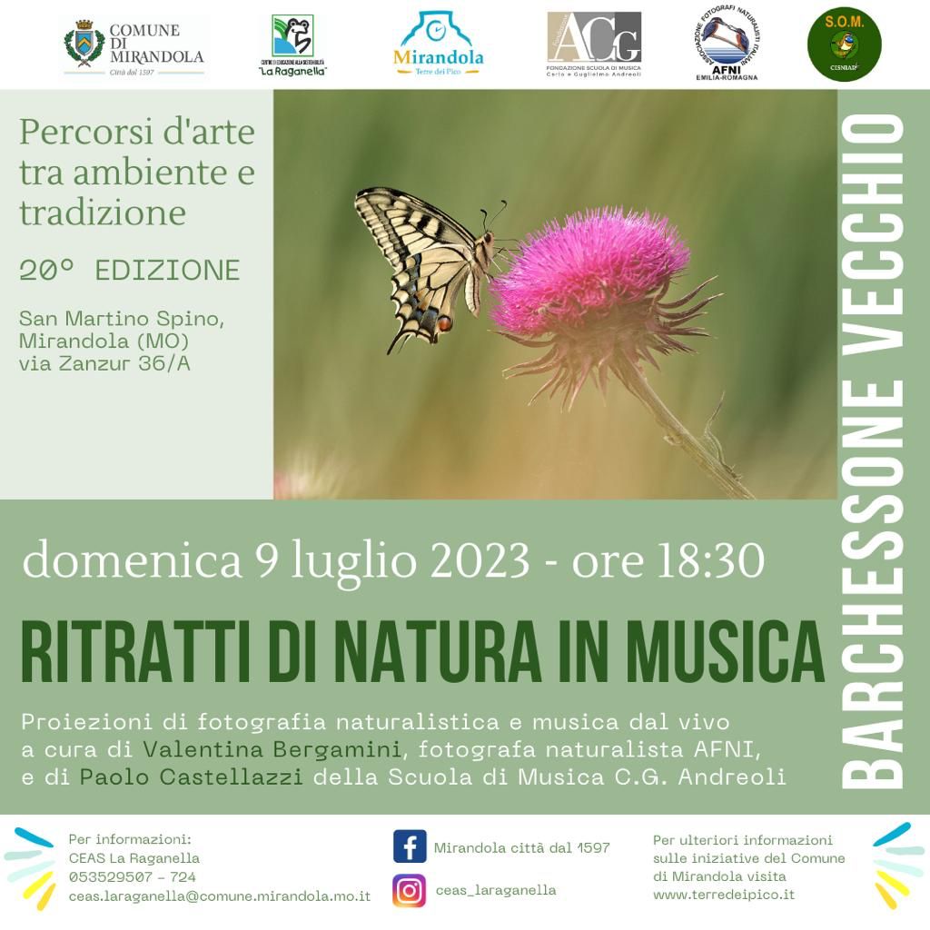 9 Luglio a San Martino Spino - Ritratti di Natura in Musica