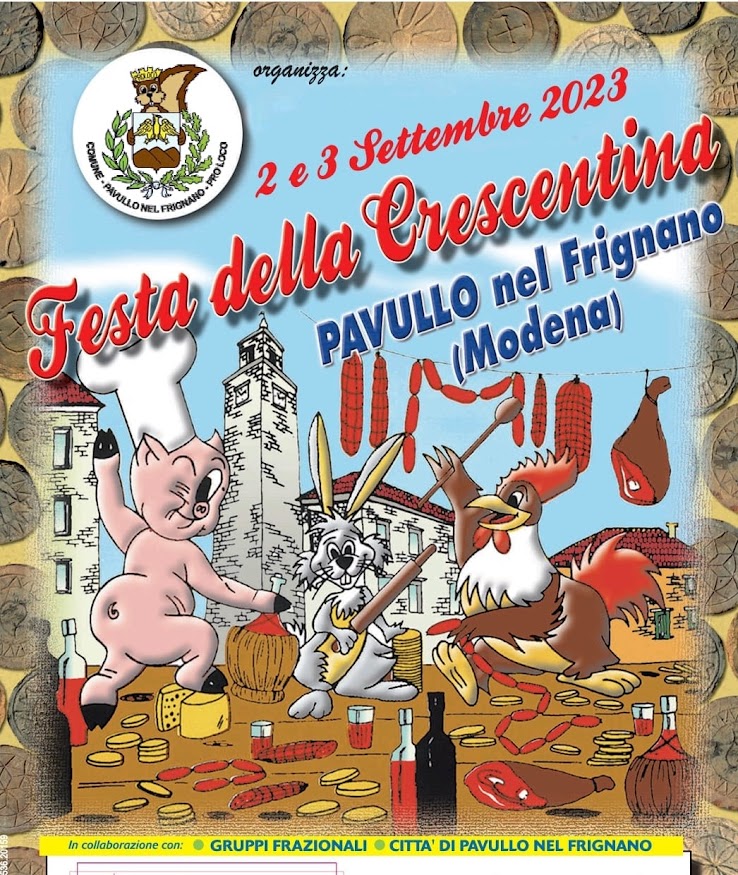 2-3 Settembre a Pavullo nel Frignano - Festa della Crescentina