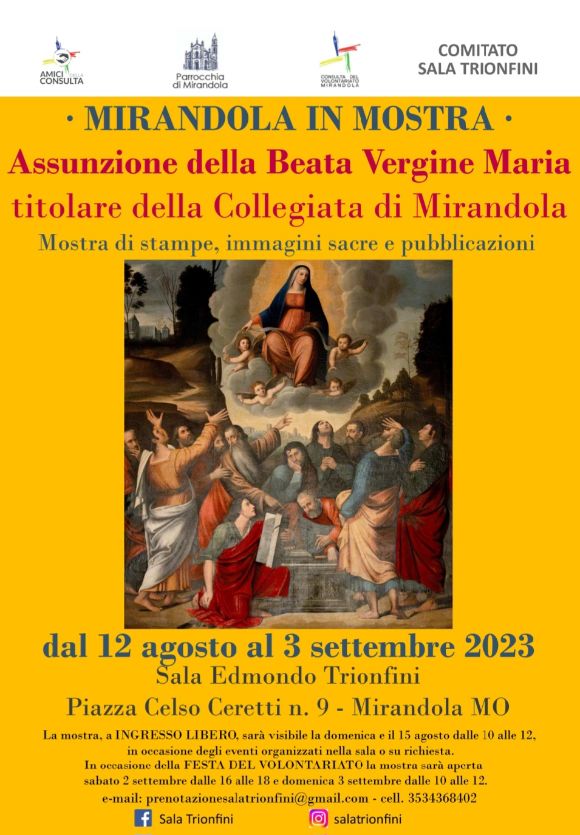 Dal 12 Agosto – Mirandola in Mostra