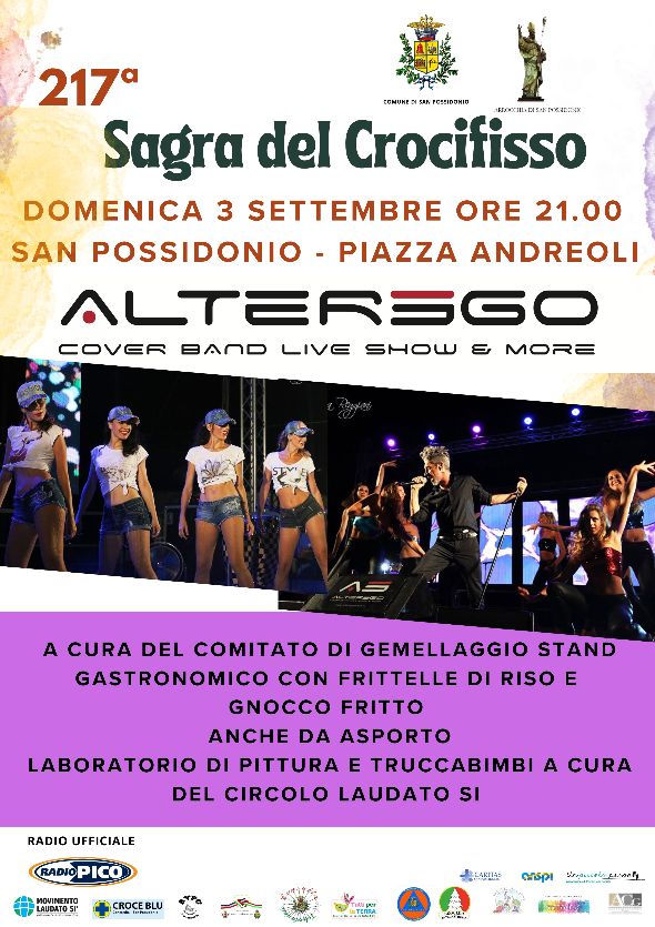 Domenica 3 Settembre a San Possidonio - Sagra del Crocefisso