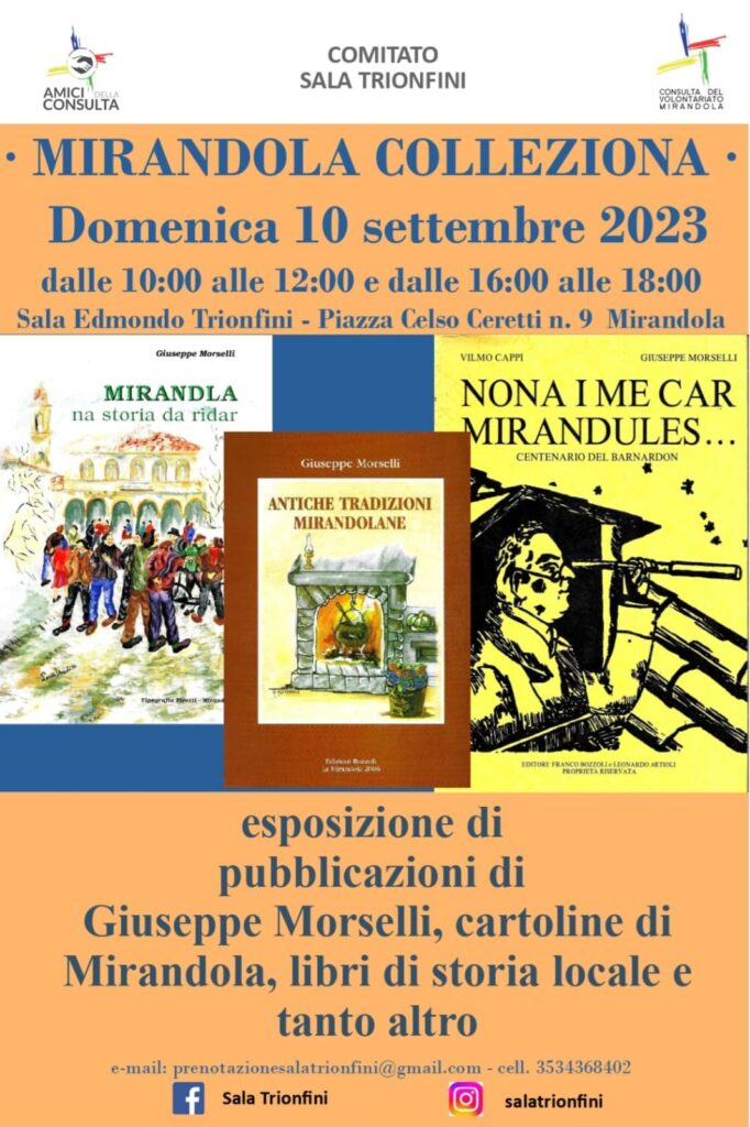 Domenica 10 Settembre - Mirandola Colleziona