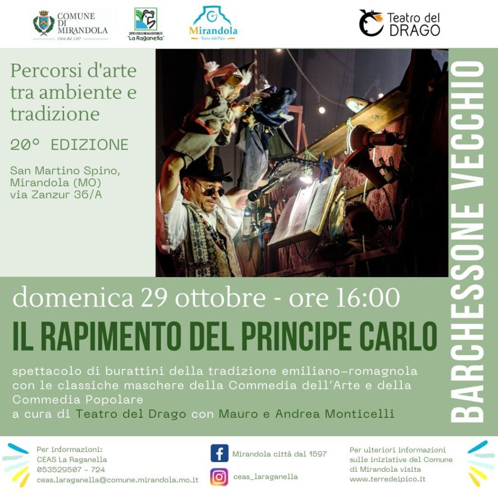 Domenica 29 Ottobre a San Martino Spino - Il Rapimento del Principe Carlo