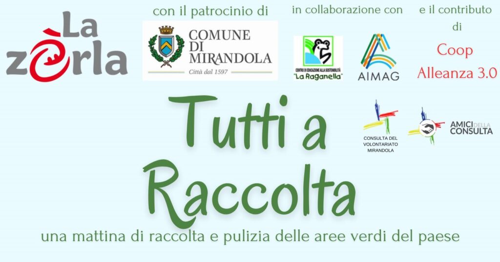 Domenica 8 Ottobre a Mirandola - Tutti a Raccolta - Il programma