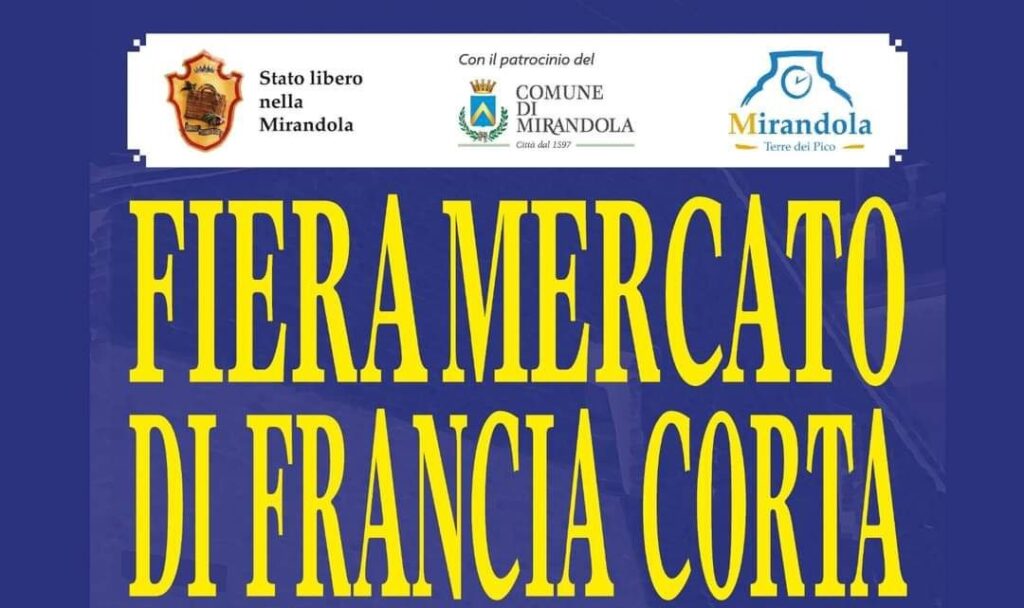 18-19 Novembre a Mirandola - Fiera Mercato di Franciacorta - Il Programma