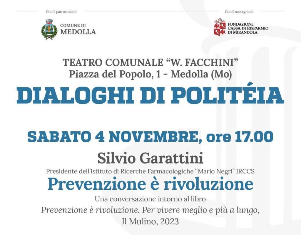 4 Novembre a Medolla - Dialoghi di Politeia - prevenzione è Rivoluzione