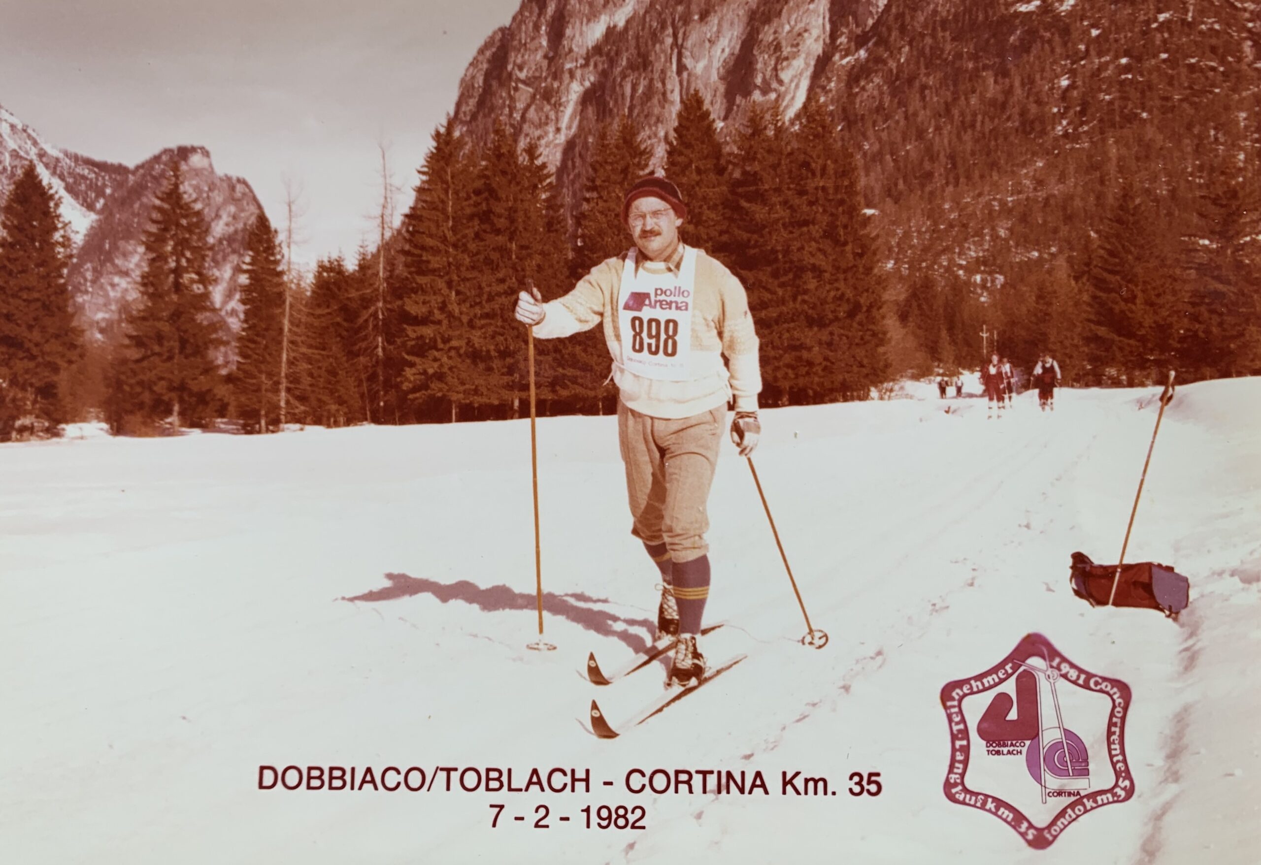 Livio Bonfatti – La montagna d'inverno – La Dobbiaco-Cortina