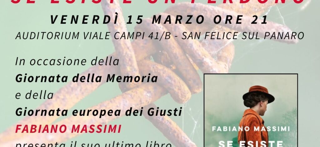 15 Marzo a San Felice - Presentazione del libro "Se esiste un perdono"