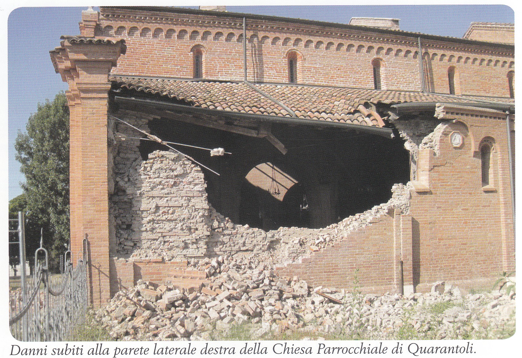 Sisma del 2012 – La Pieve di S. Maria della Neve a Quarantoli