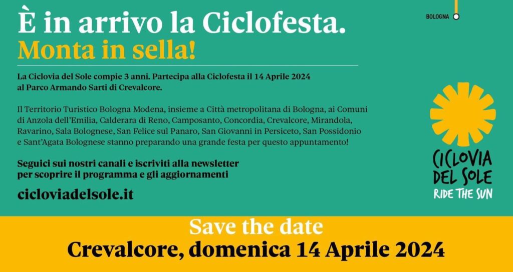 14 Aprile - La Ciclofesta 2024 - Tutto il programma