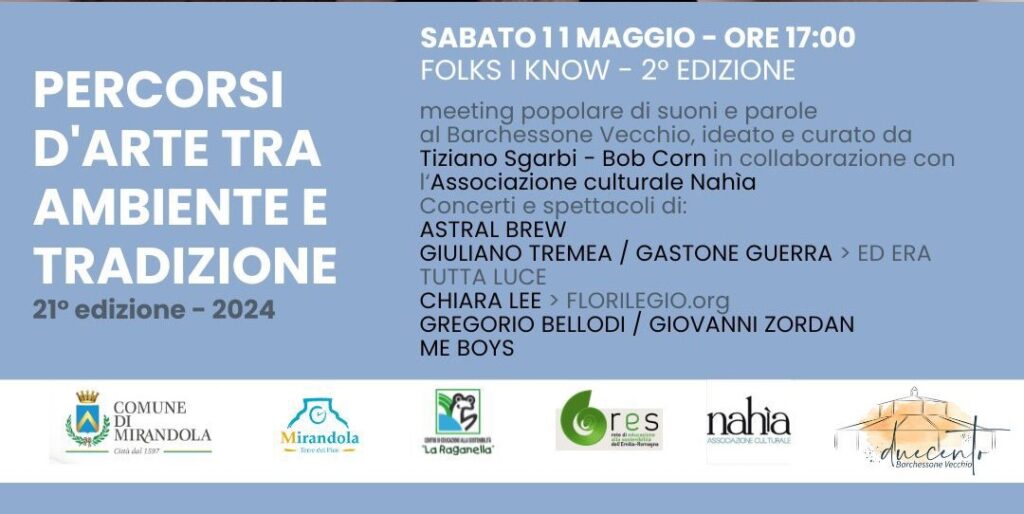 11 Maggio a San Martino Spino - Folks I Know - 2° Edizione