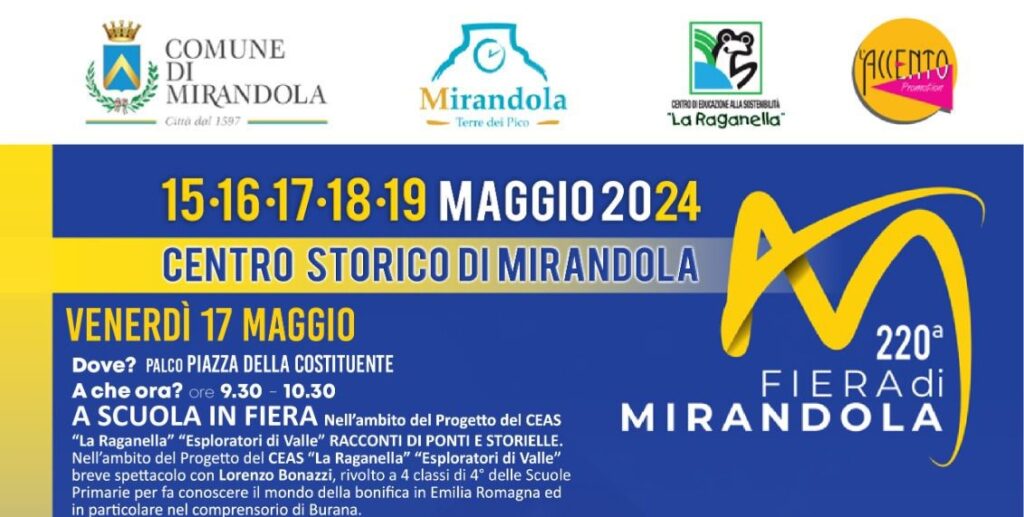 Oggi 17 Maggio in Fiera a Mirandola