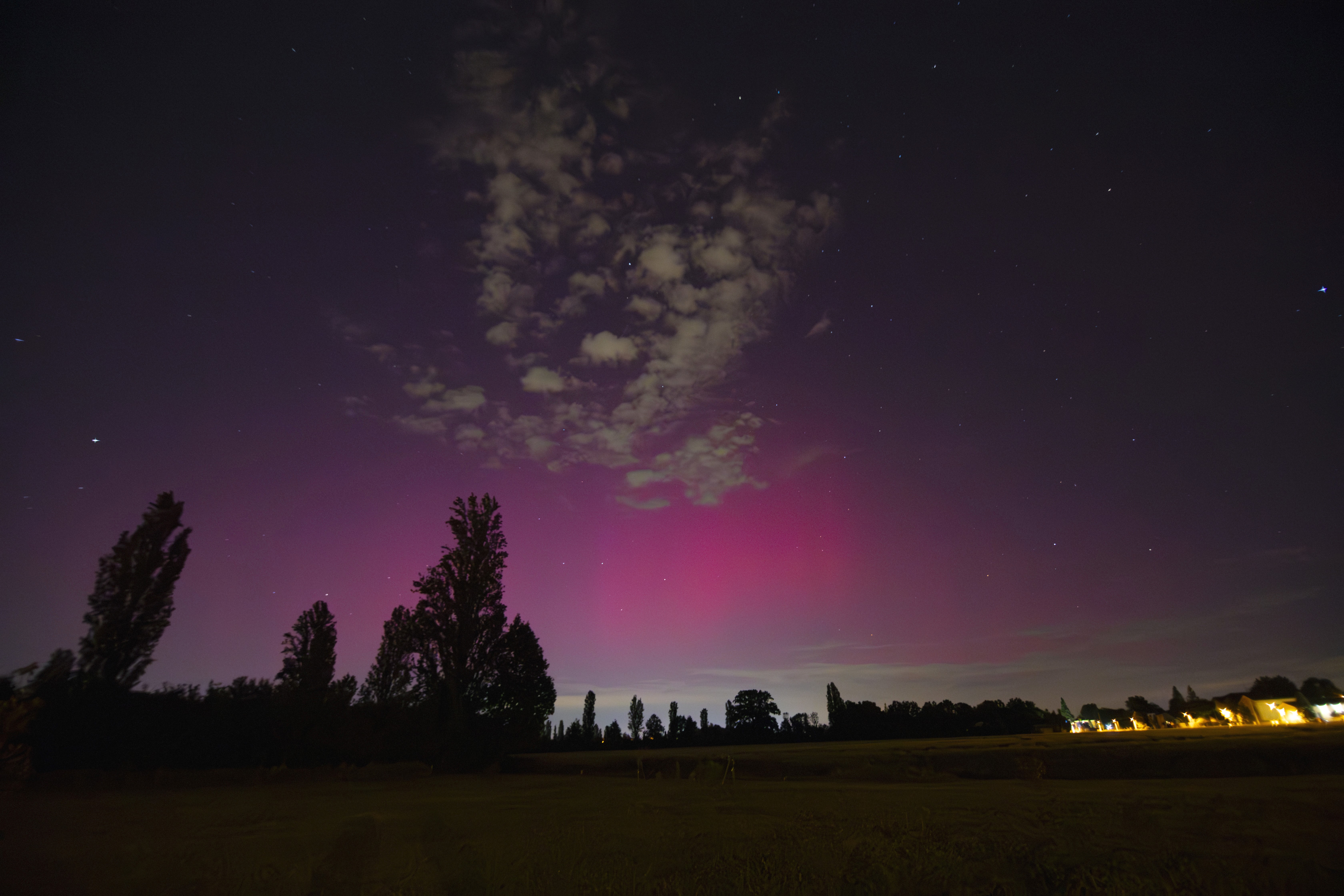 L'Aurora boreale nella Bassa