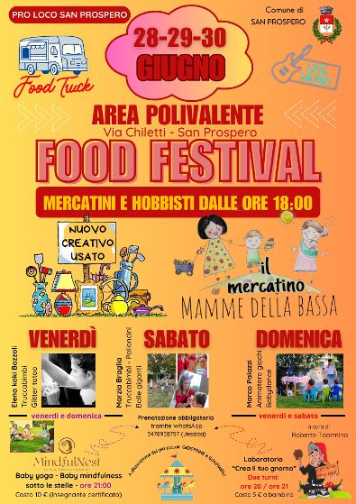 Food Festival mercatini e hobbisti