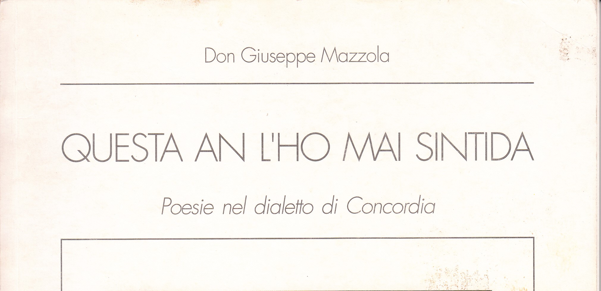 Don Giuseppe Mazzola – "Per grazia ricevuta"