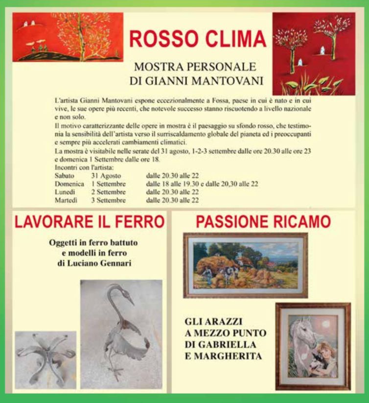 MOSTRA GIANNI MANTOVANI