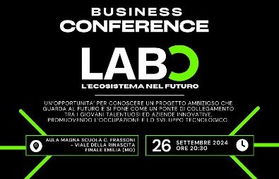 26 Settembre a Finale Emilia - Conferenza - "LABC: Un Ecosistema del Futuro"