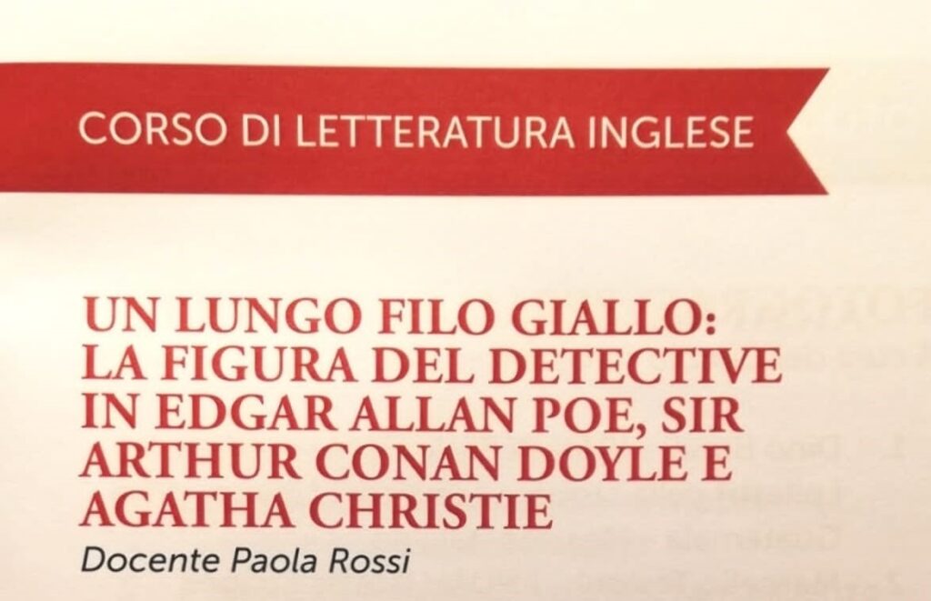 7/14/21 Ottobre a Mirandola - Corso di letteratura inglese